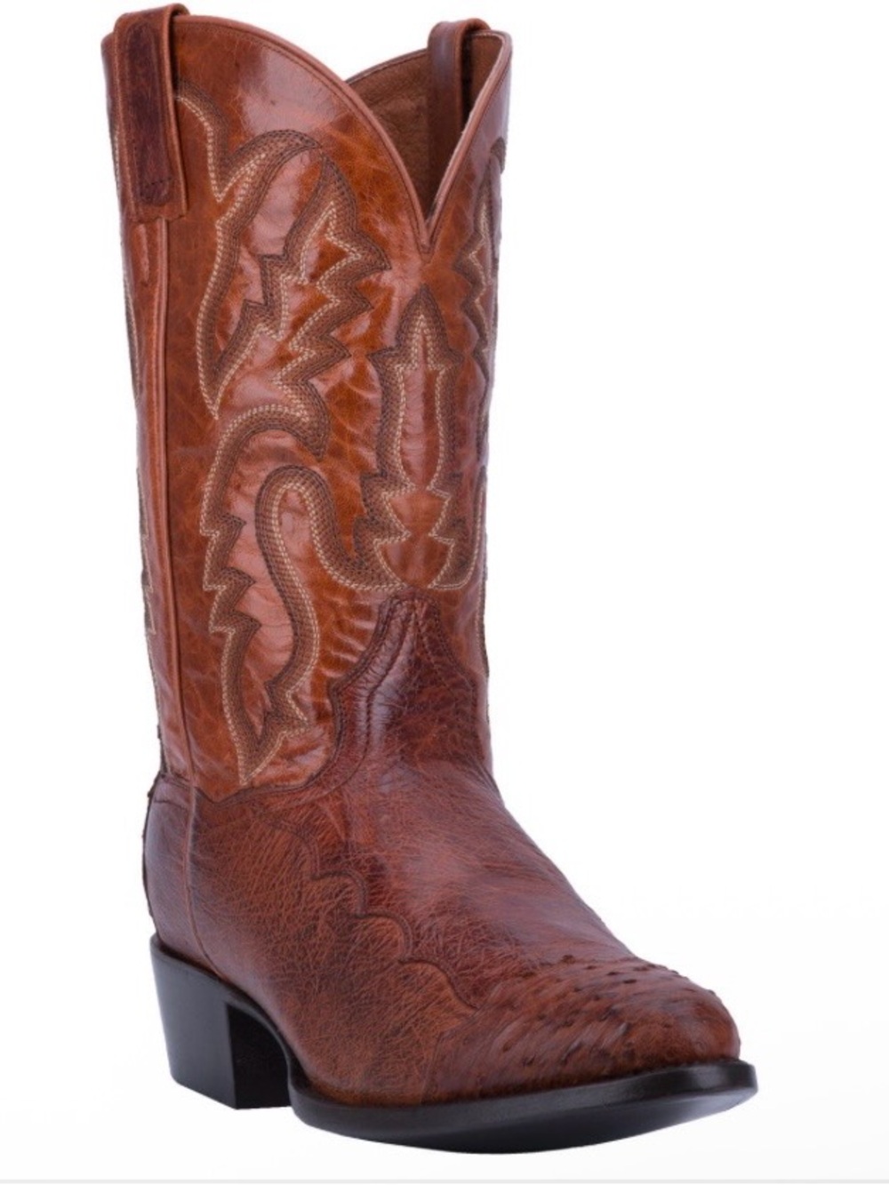Dan Post DPP 5210 Brown Western Leather Cowboy Boots with Stitch Detail US 13